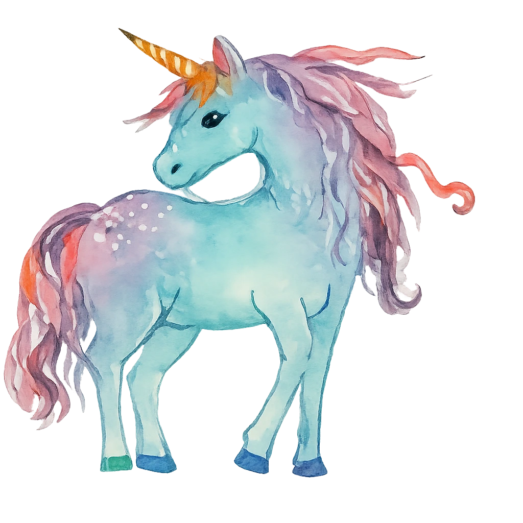 Einhorn Illustration