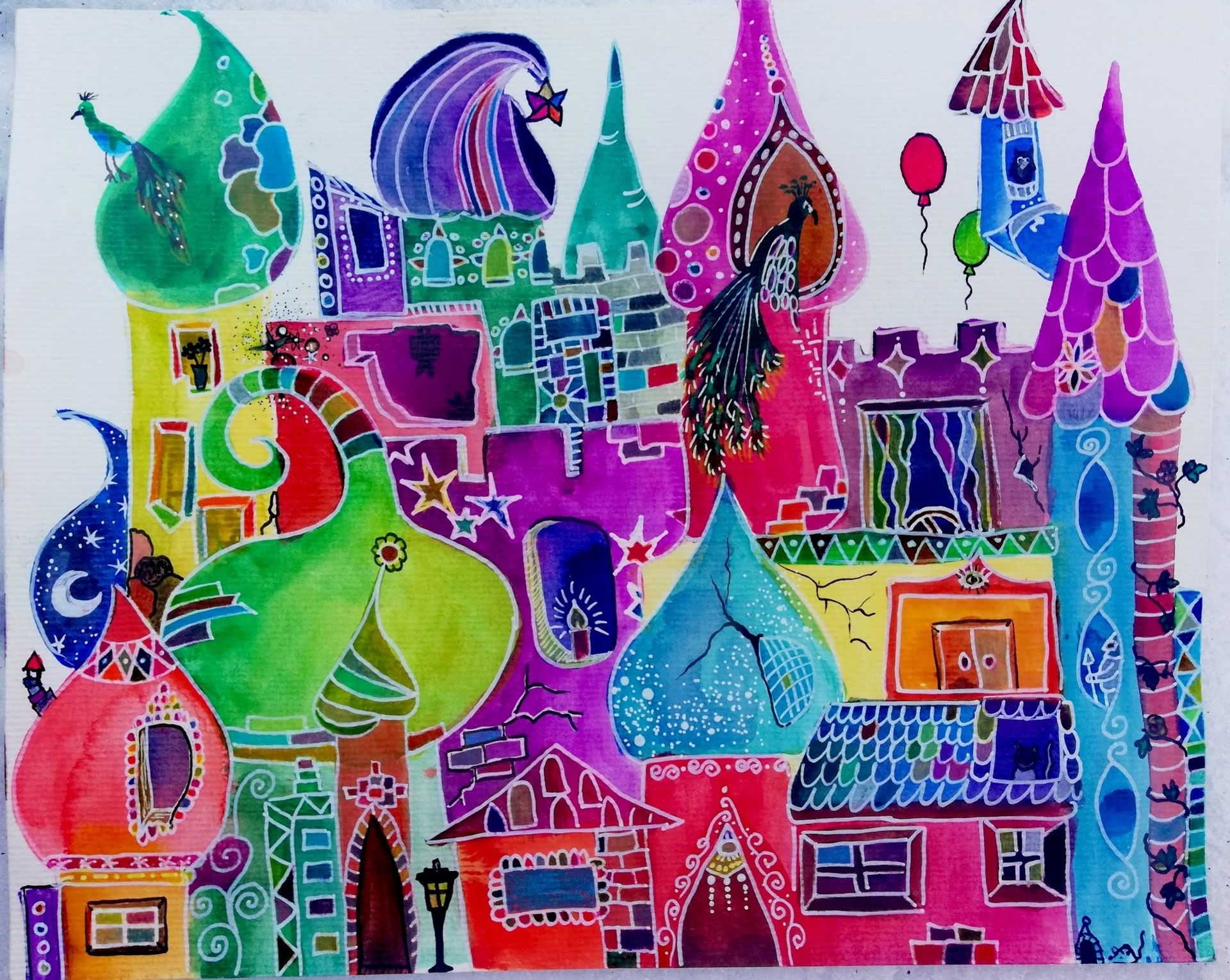 Buntes Bild Malerei